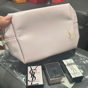 Yves Saint Laurent Pink Cosmetic Bag